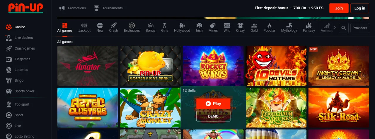 pin up casino online